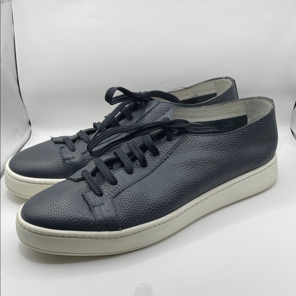 Santoni Other - Santoni - Classic Leather  Sneakers - Navy - 9.5